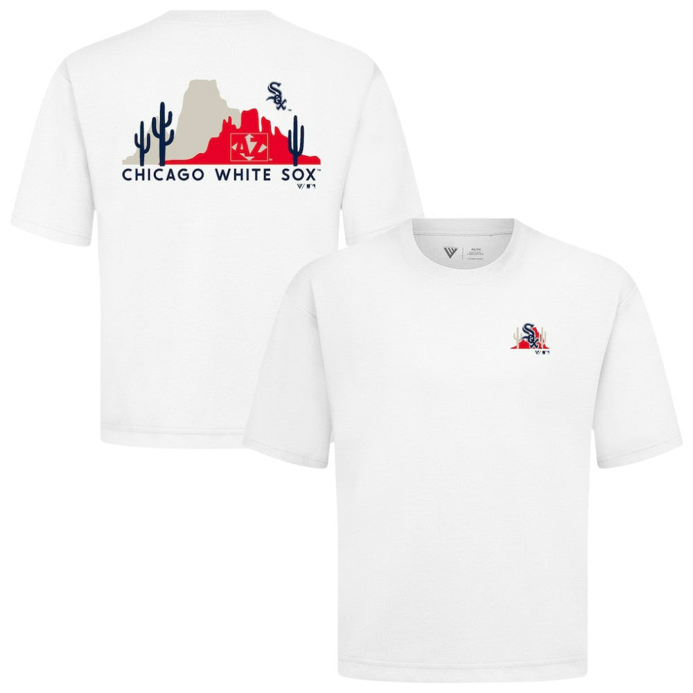 Chicago White Sox Levelwear Panoramic Luxe Signature Knit T-Shirt White