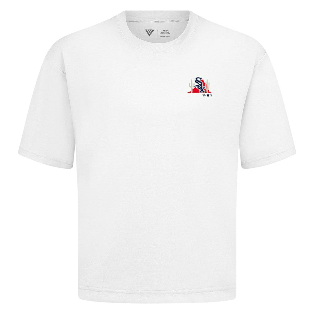 Chicago White Sox Levelwear Panoramic Luxe Signature Knit T-Shirt White