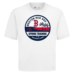 Boston Red Sox Levelwear Spring Training Badge Luxe Signature Knit T-Shirt White