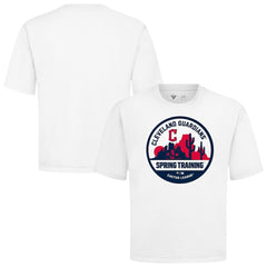 Cleveland Guardians Levelwear Spring Training Badge Luxe Signature Knit T-Shirt White