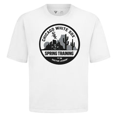 Chicago White Sox Levelwear Spring Training Badge Luxe Signature Knit T-Shirt White