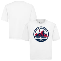 Los Angeles Angels Levelwear Spring Training Badge Luxe Signature Knit T-Shirt White