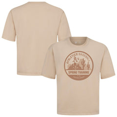 Athletics Levelwear Spring Training Badge Luxe Signature Knit T-Shirt Khaki
