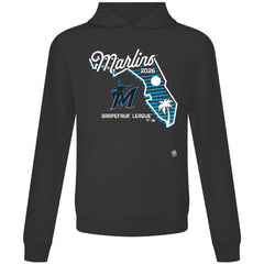 Miami Marlins Levelwear Sunrise Relay Hoodie Black
