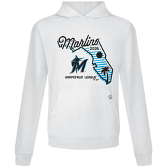 Miami Marlins Levelwear Sunrise Relay Hoodie White