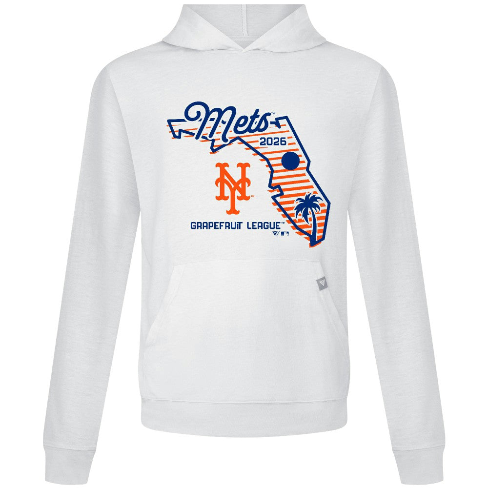 New York Mets Levelwear Sunrise Relay Hoodie White