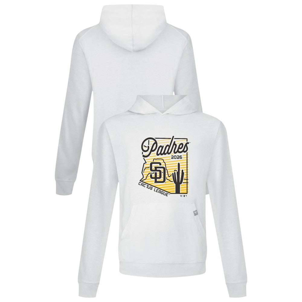 San Diego Padres Levelwear Sunrise Relay Hoodie White