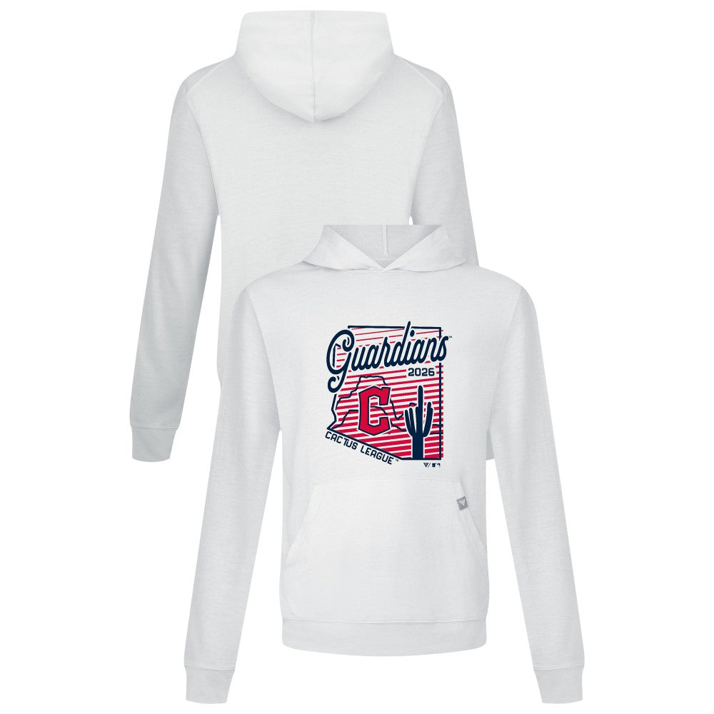Cleveland Guardians Levelwear Sunrise Relay Hoodie White