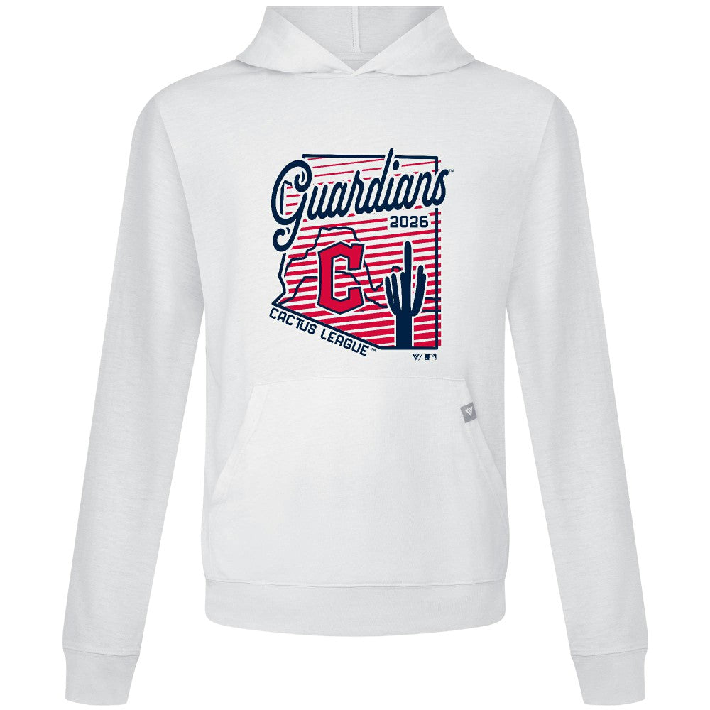 Cleveland Guardians Levelwear Sunrise Relay Hoodie White