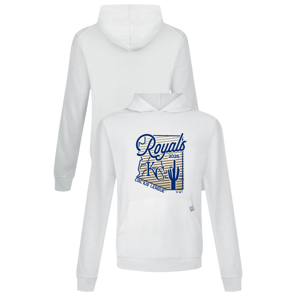 Kansas City Royals Levelwear Sunrise Relay Hoodie White