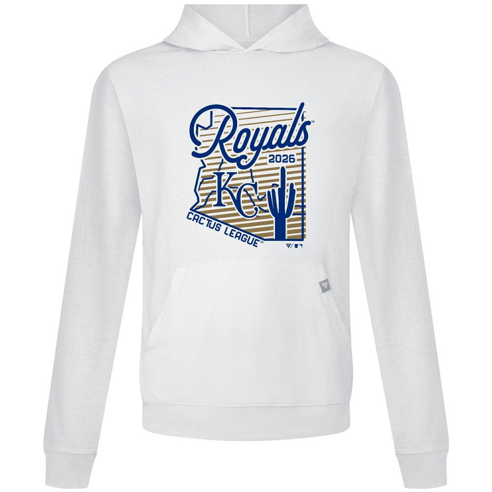 Kansas City Royals Levelwear Sunrise Relay Hoodie White
