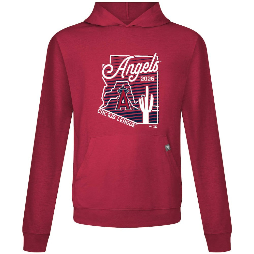 Los Angeles Angels Levelwear Sunrise Relay Hoodie Red
