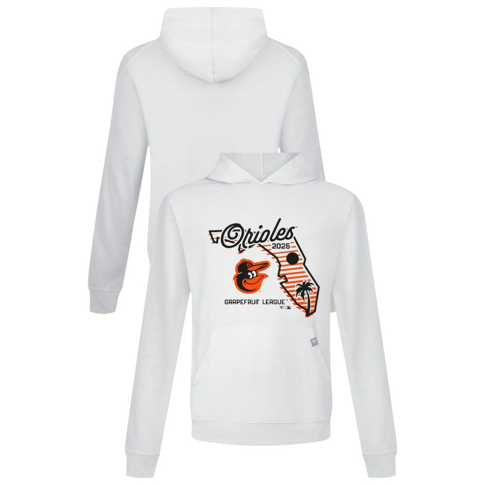 Baltimore Orioles Levelwear Sunrise Relay Hoodie White