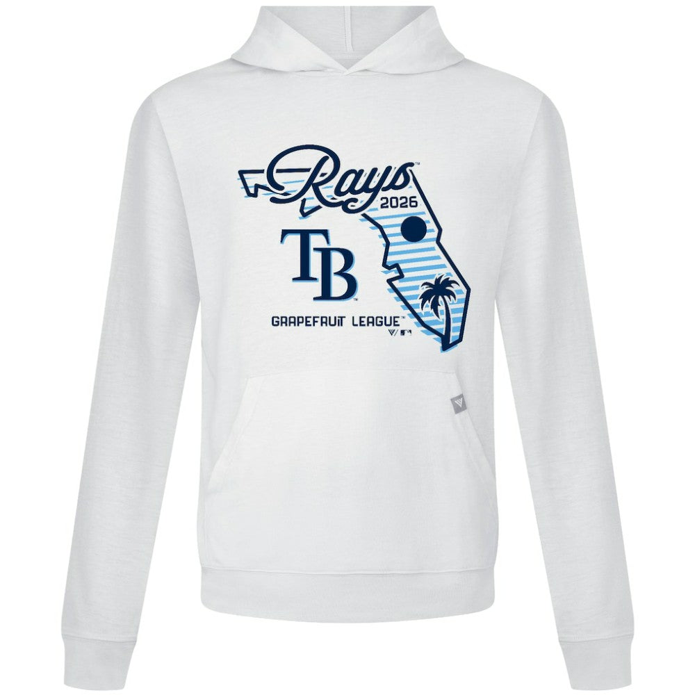Tampa Bay Rays Levelwear Sunrise Relay Hoodie White
