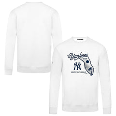 New York Yankees Levelwear Zane Sunrise Sweatshirt White