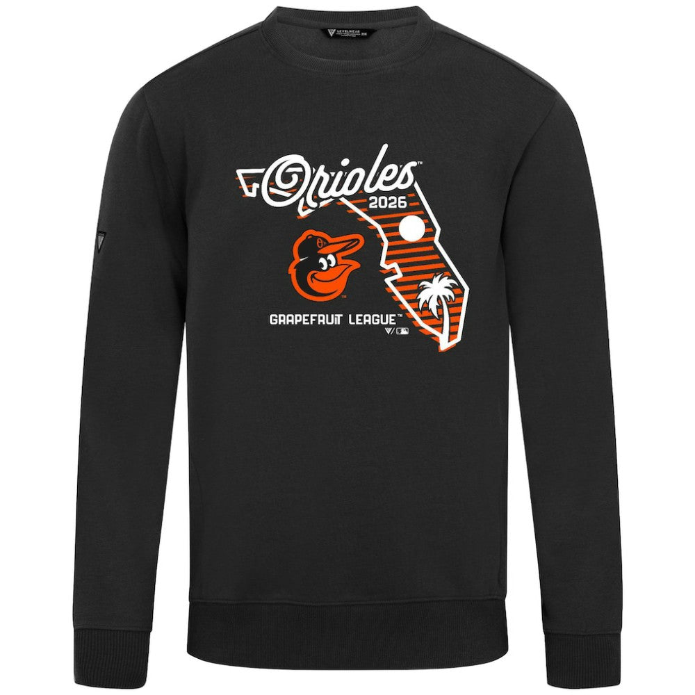Baltimore Orioles Levelwear Zane Sunrise Sweatshirt Black
