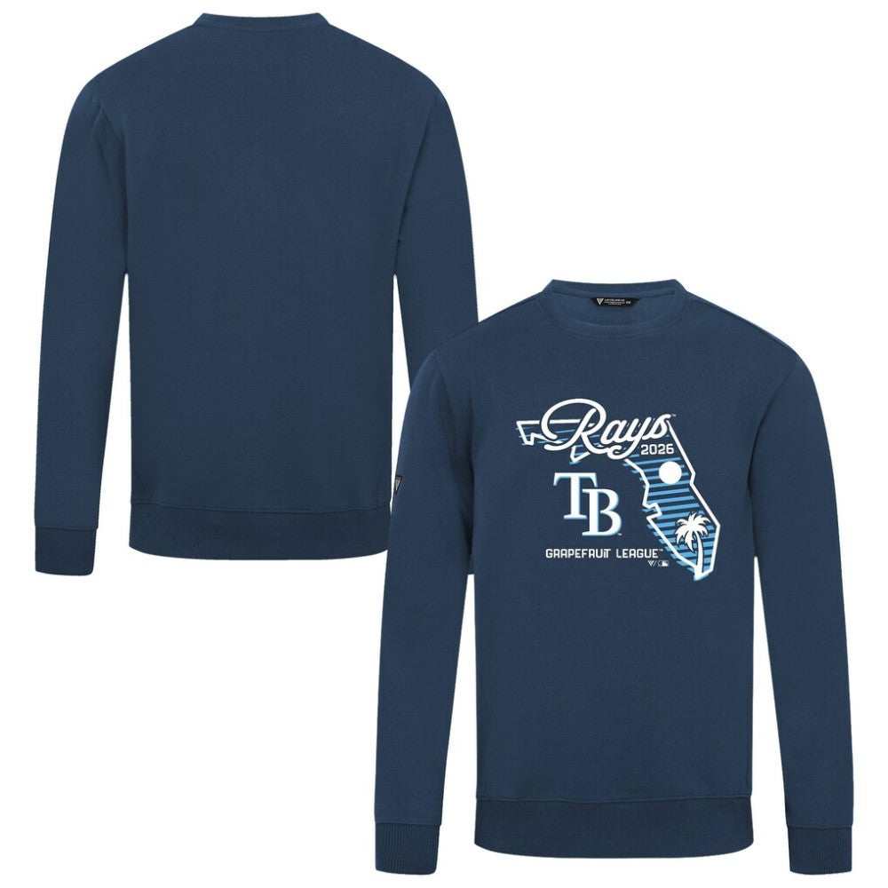 Tampa Bay Rays Levelwear Zane Sunrise Sweatshirt Navy