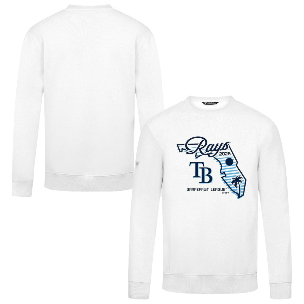 Tampa Bay Rays Levelwear Zane Sunrise Sweatshirt White