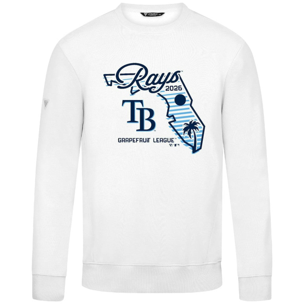 Tampa Bay Rays Levelwear Zane Sunrise Sweatshirt White