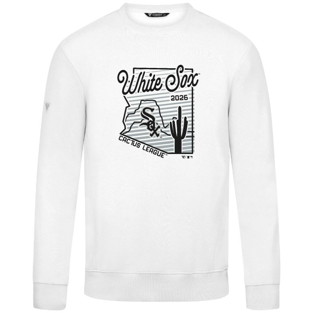 Chicago White Sox Levelwear Zane Sunrise Sweatshirt White