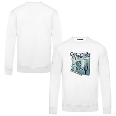 Seattle Mariners Levelwear Zane Sunrise Sweatshirt White