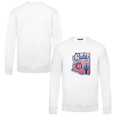 Chicago Cubs Levelwear Zane Sunrise Sweatshirt White