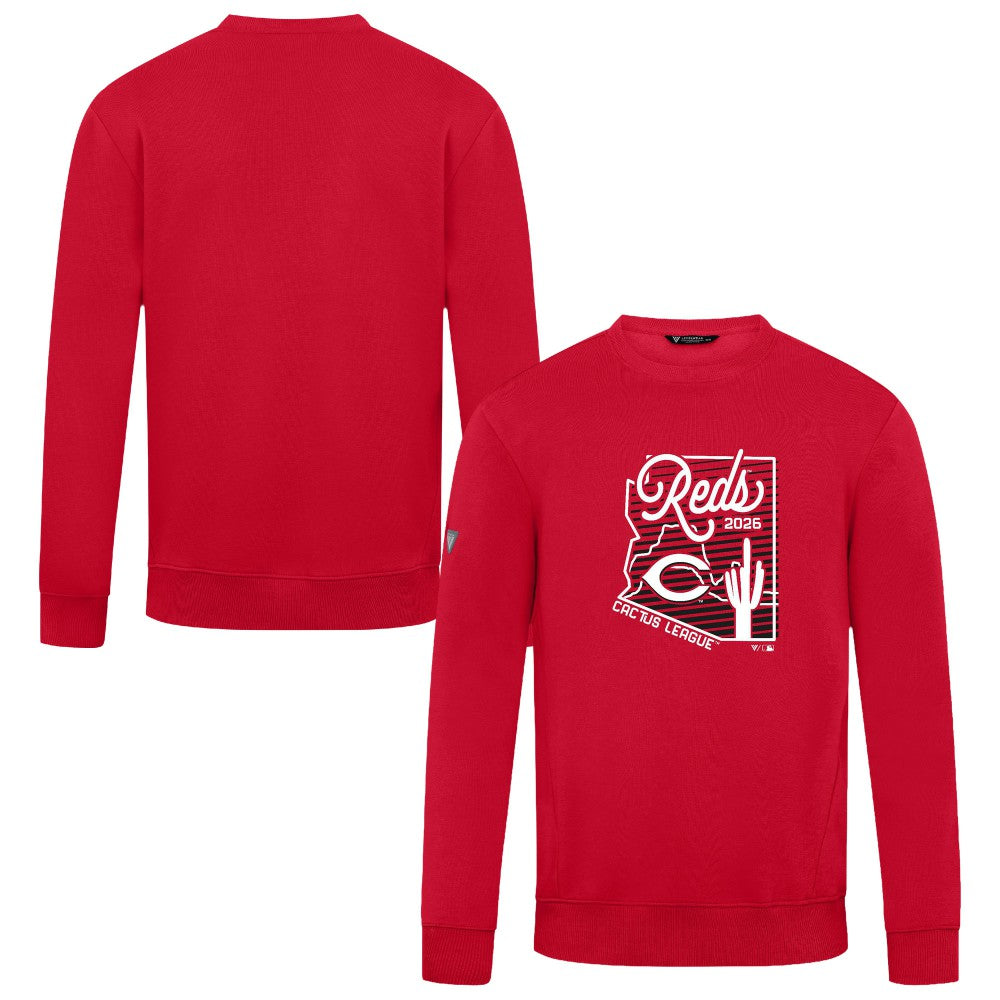 Cincinnati Reds Levelwear Zane Sunrise Sweatshirt Red