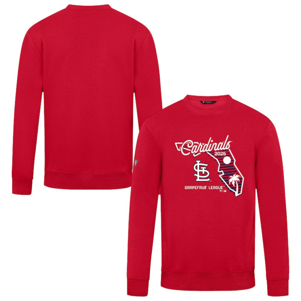 St. Louis Cardinals Levelwear Zane Sunrise Sweatshirt Red