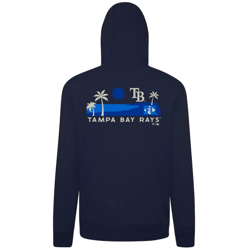 Tampa Bay Rays Levelwear Panoramic Podium Hoodie Navy