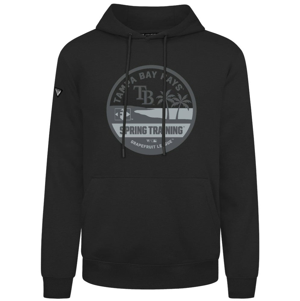 Tampa Bay Rays Levelwear Spring Badge Podium Hoodie Black