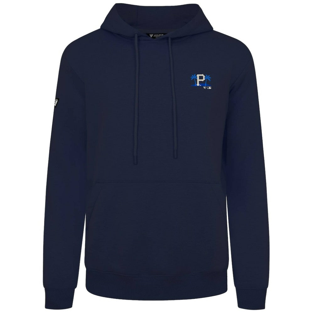 Pittsburgh Pirates Levelwear Panoramic Podium Hoodie Navy