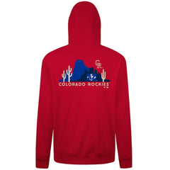 Colorado Rockies Levelwear Panoramic Podium Hoodie Red