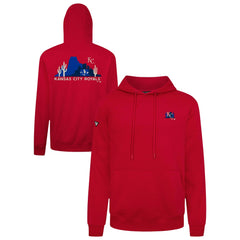 Kansas City Royals Levelwear Panoramic Podium Hoodie Red