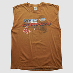 Boston Red Sox Gildan 2004 Tank Brown Vintage