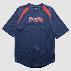 Atlanta Braves Genuine Merchandise 2000s T-shirt Navy Vintage