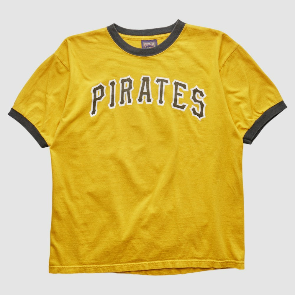 Pittsburgh Pirates Cooperstown Collection 2000s T-shirt Yellow Vintage