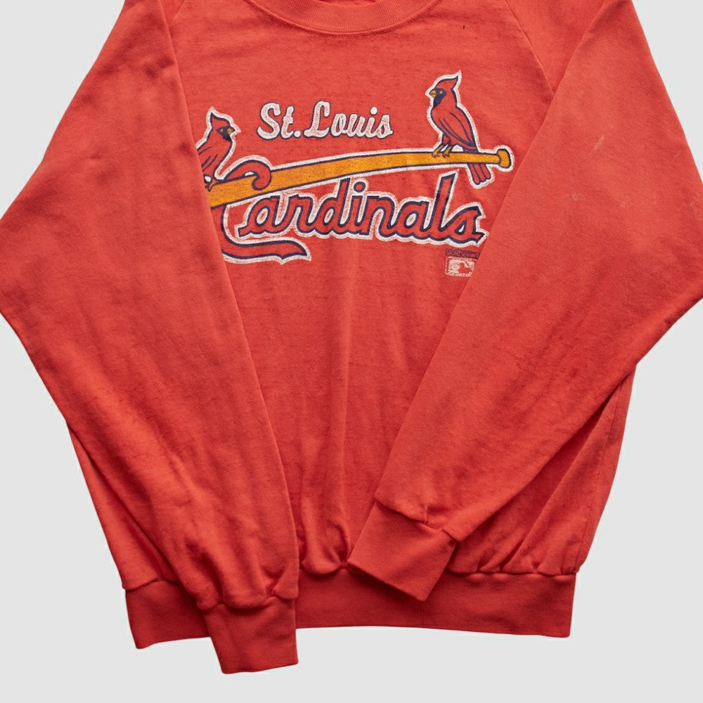St. Louis Cardinals 80s Pullover Sweatshirt Red Vintage