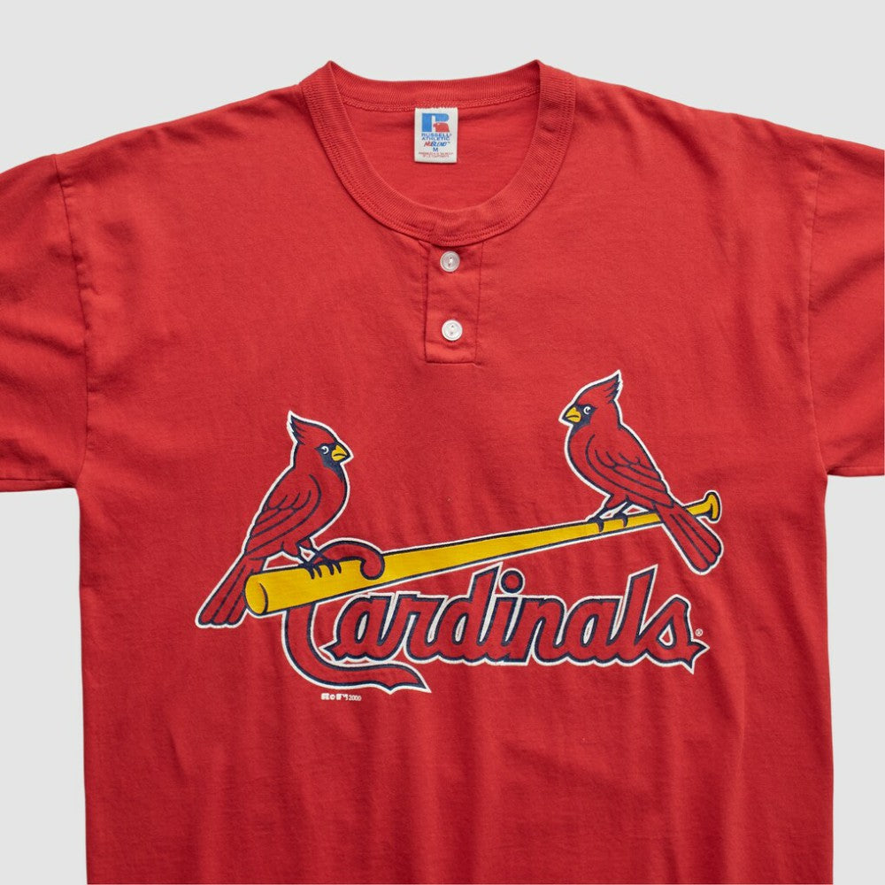 St. Louis Cardinals Russell 2000 T-shirt Red Vintage