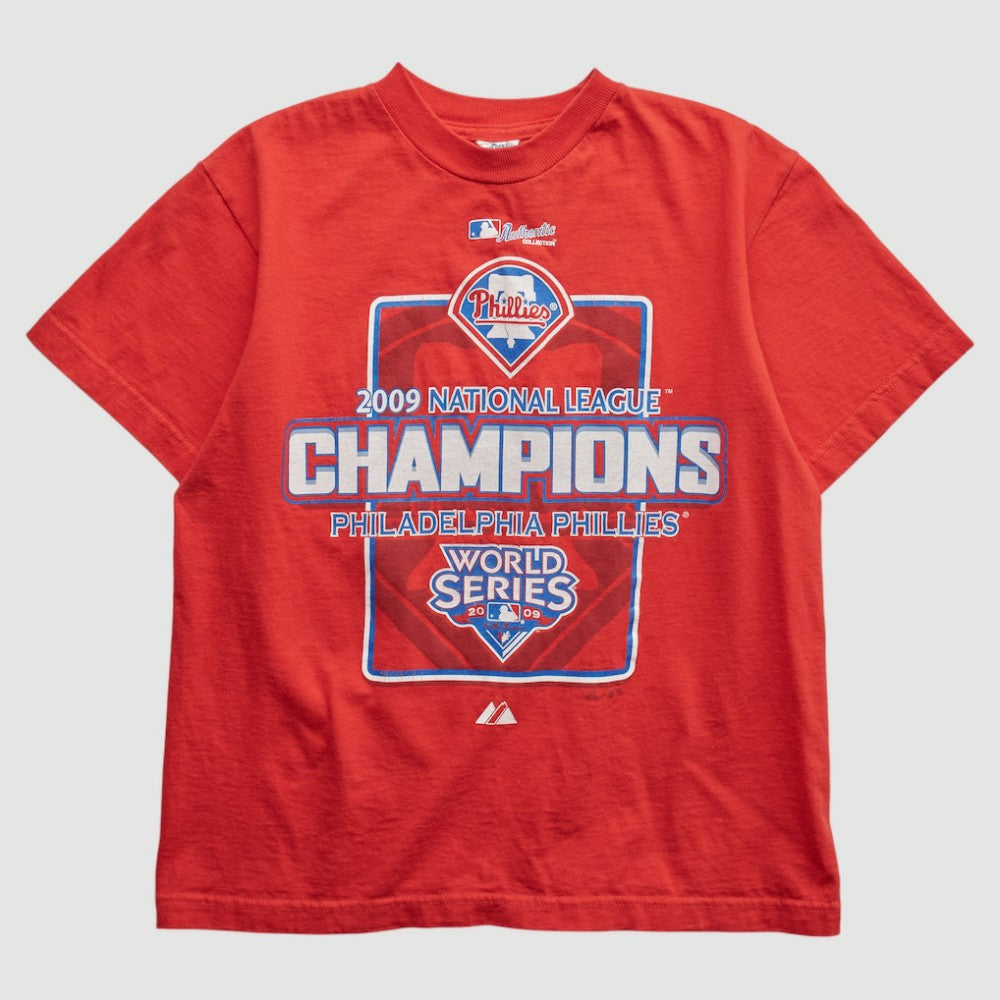 Philadelphia Phillies Delta 2009 T-shirt Red Vintage