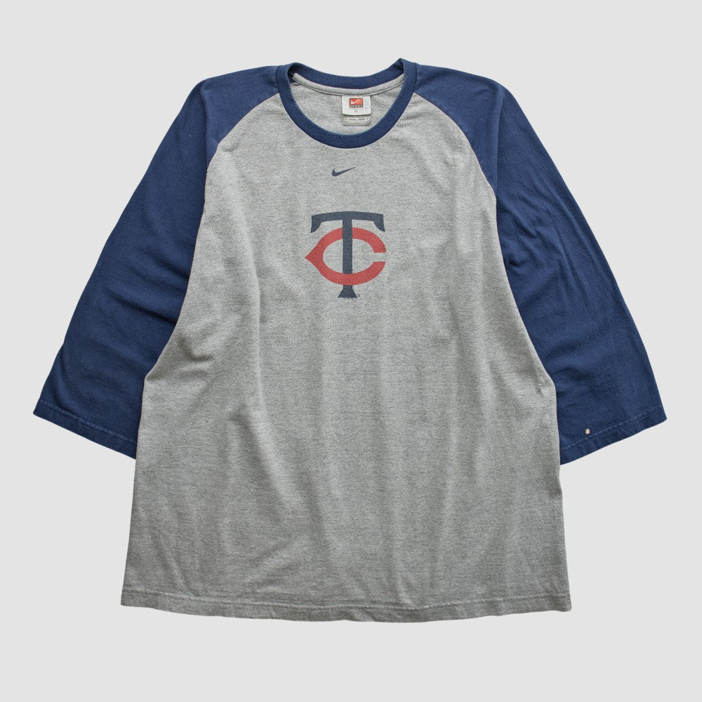 Minnesota Twins 2000s T-shirt Heather Gray Vintage | Nike