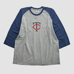 Minnesota Twins 2000s T-shirt Heather Gray Vintage | Nike