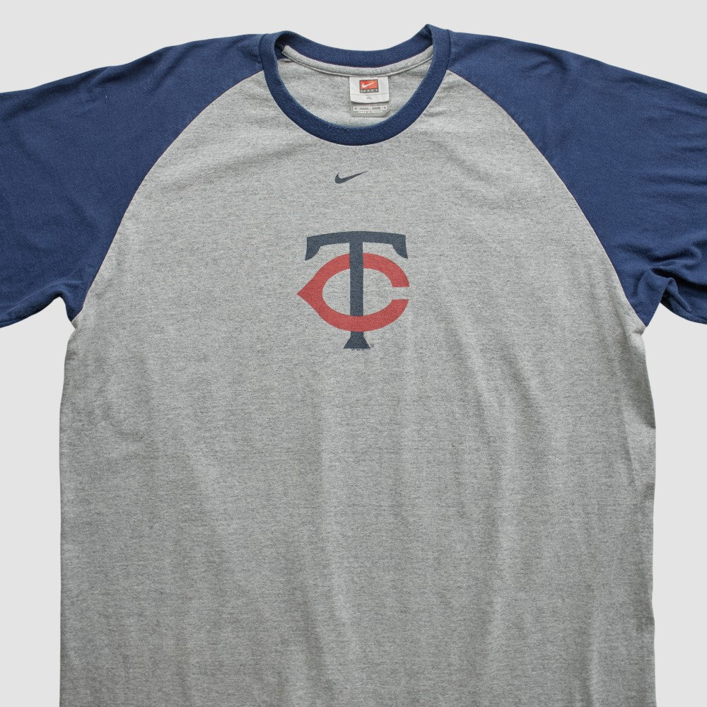 Minnesota Twins 2000s T-shirt Heather Gray Vintage | Nike