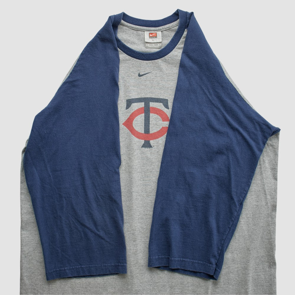 Minnesota Twins 2000s T-shirt Heather Gray Vintage | Nike