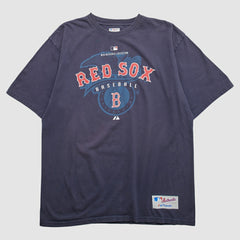 Boston Red Sox Majestic 2000s T-shirt Navy Vintage