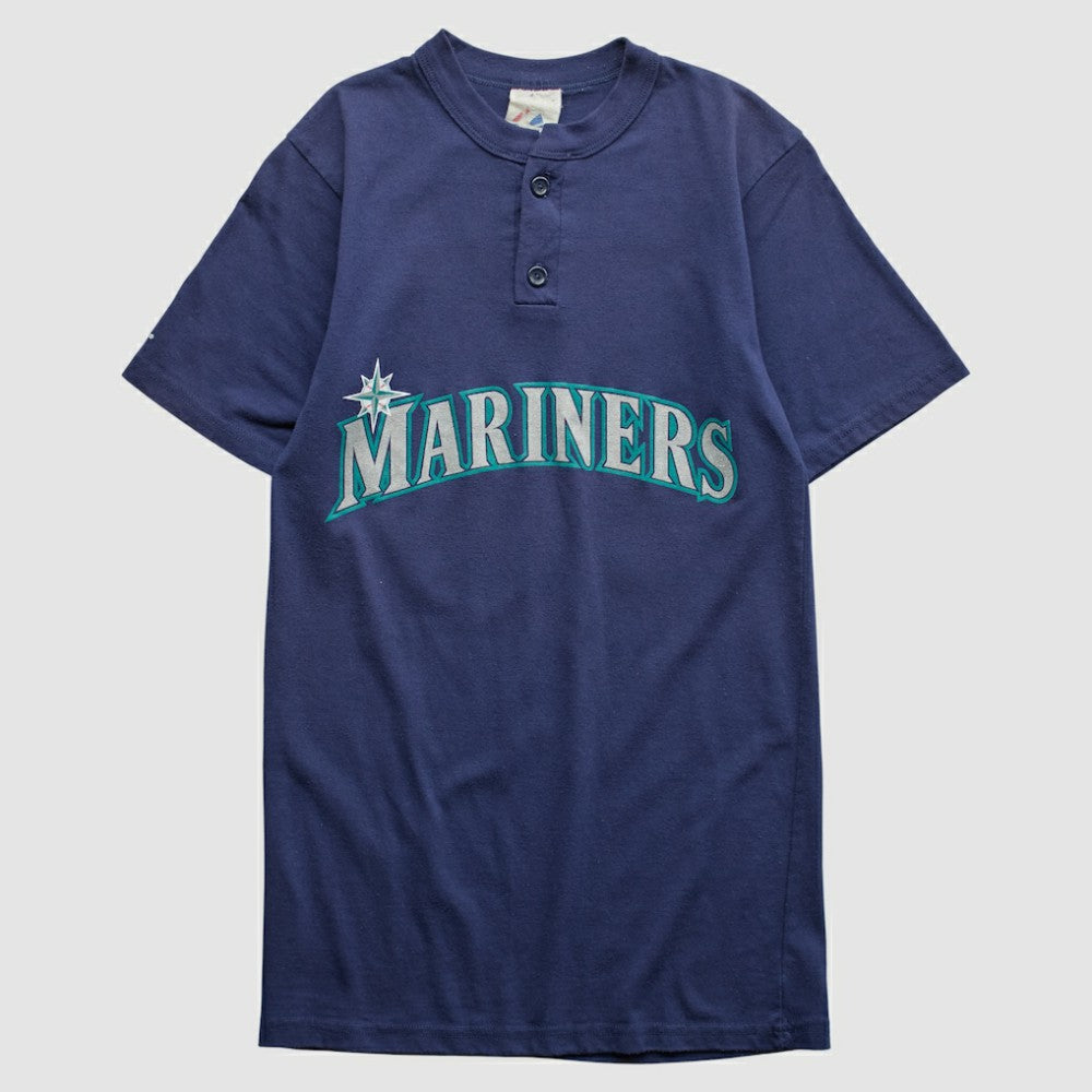 Seattle Mariners Majestic 2000s T-shirt Navy Vintage