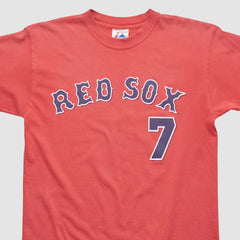 Boston Red Sox Majestic 2000s T-shirt Red Vintage