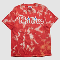 Philadelphia Phillies Majestic 2008 T-shirt Red Vintage