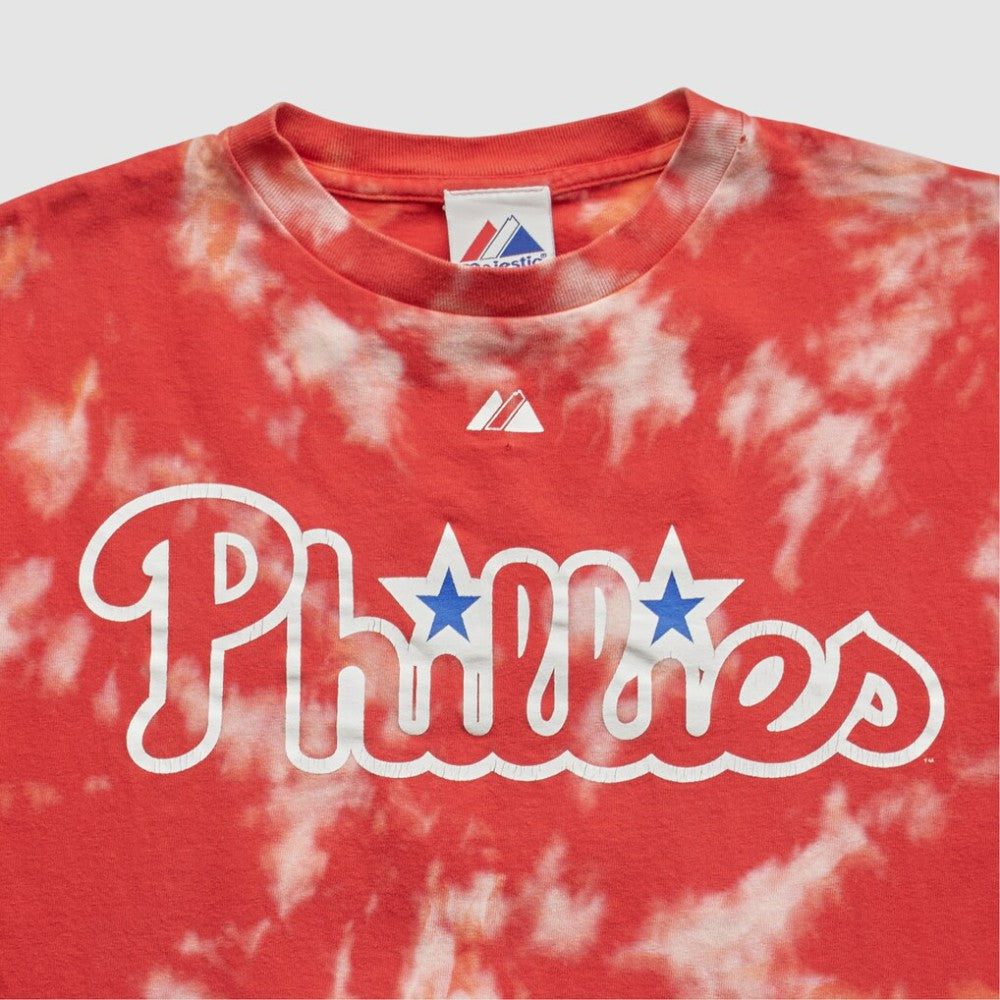 Philadelphia Phillies Majestic 2008 T-shirt Red Vintage