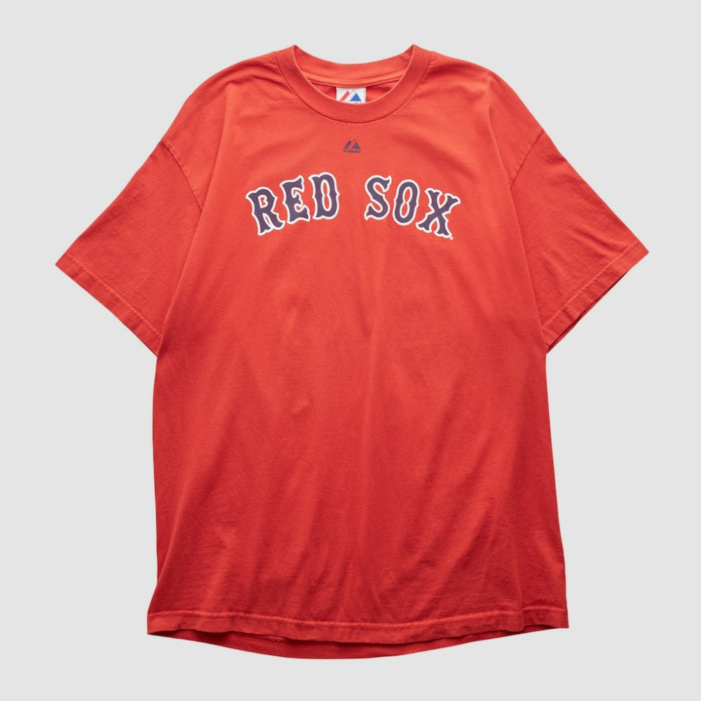 Boston Red Sox Majestic 2000s T-shirt Red Vintage