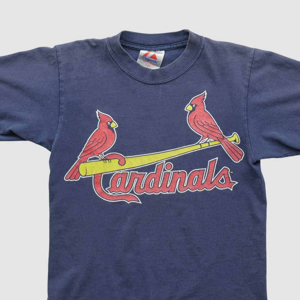St. Louis Cardinals Majestic 2000s T-shirt Navy Vintage